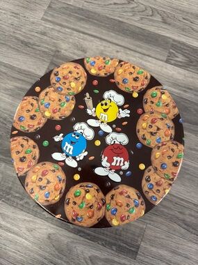 M&M’s large round storage tin